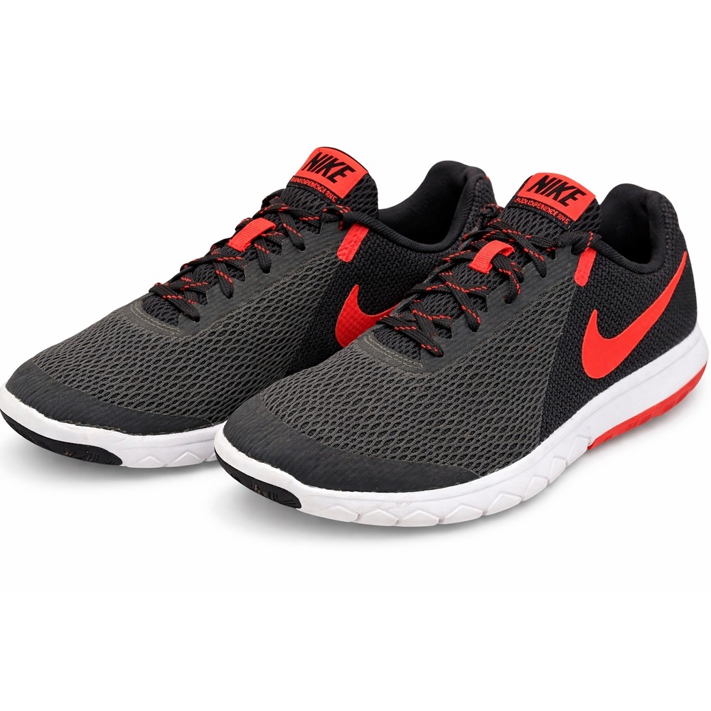 Nike Flex Experience RN 5 Mens 8.5 Black Orange Training Running Shoes Athletic